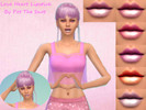 Sims 4 — Love Heart Lipstick {PTS} by Pot_The_Snot — Lipstick for the Sims 4, do not copy