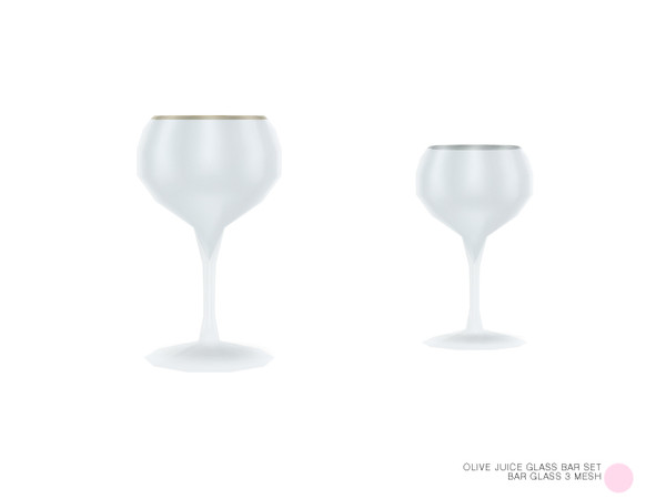 Sims 4 — Bar Glass 3 Mesh by DOT — Bar Glass 3 Mesh by DOT of The Sims Resource