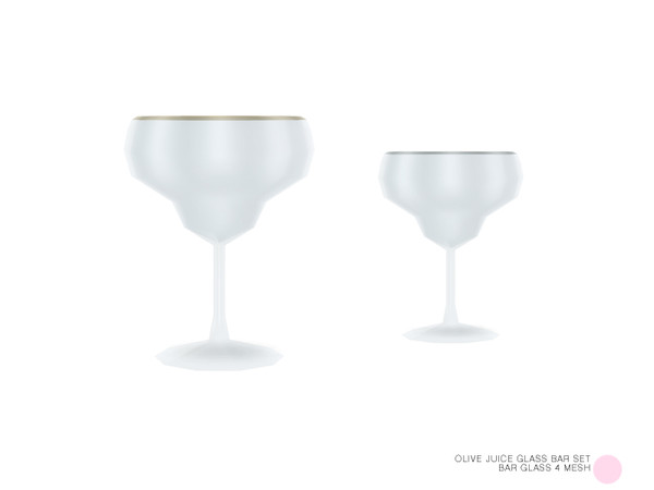 Sims 4 — Bar Glass 4 Mesh by DOT — Bar Glass 4 Mesh by DOT of The Sims Resource