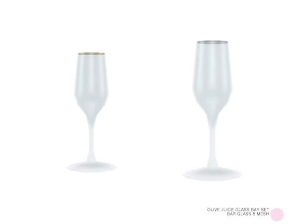 Sims 4 — Bar Glass 8 Mesh by DOT — Bar Glass 8 Mesh by DOT of The Sims Resource