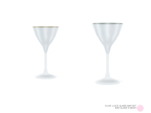Sims 4 — Bar Glass 9 Mesh by DOT — Bar Glass 9 Mesh by DOT of The Sims Resource