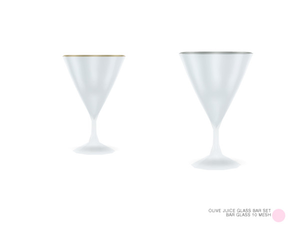 Sims 4 — Bar Glass 10 Mesh by DOT — Bar Glass 10 Mesh by DOT of The Sims Resource