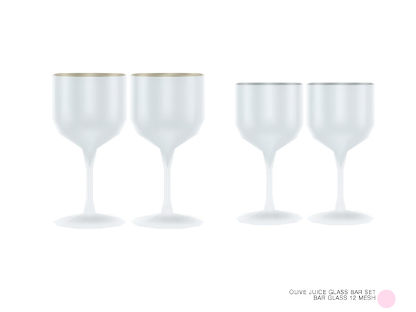 Sims 4 — Bar Glass 12 Mesh by DOT — Bar Glass 12 Mesh by DOT of The Sims Resource