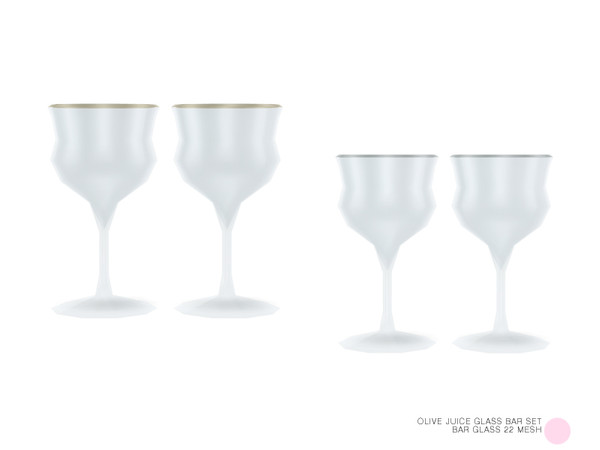 Sims 4 — Bar Glass 22 Mesh by DOT — Bar Glass 22 Mesh by DOT of The Sims Resource