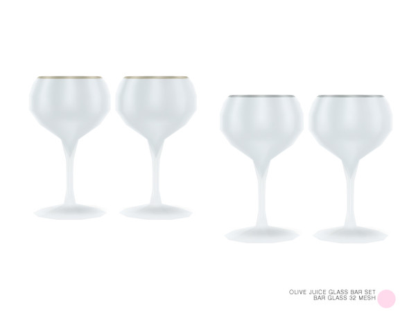 Sims 4 — Bar Glass 32 Mesh by DOT — Bar Glass 32 Mesh by DOT of The Sims Resource 