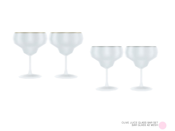 Sims 4 — Bar Glass 42 Mesh by DOT — Bar Glass 42 Mesh by DOT of The Sims Resource