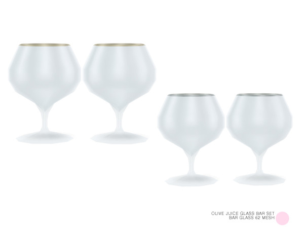 Sims 4 — Bar Glass 62 Mesh by DOT — Bar Glass 62 Mesh by DOT of The Sims Resource