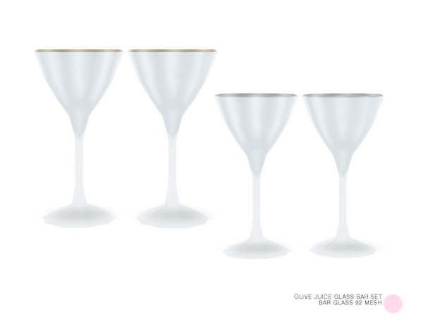 Sims 4 — Bar Glass 92 Mesh by DOT — Bar Glass 92 Mesh by DOT of The Sims Resource