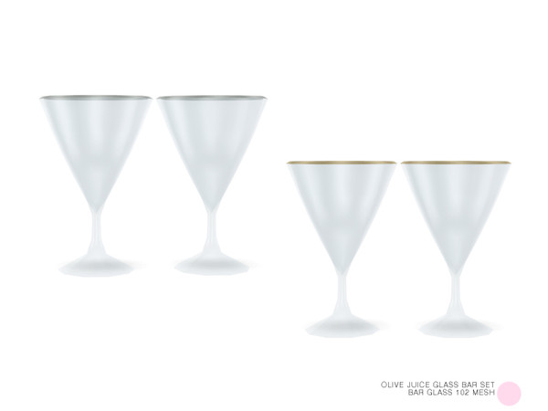 Sims 4 — Bar Glass 102 Mesh by DOT — Bar Glass 102 Mesh by DOT of The Sims Resource