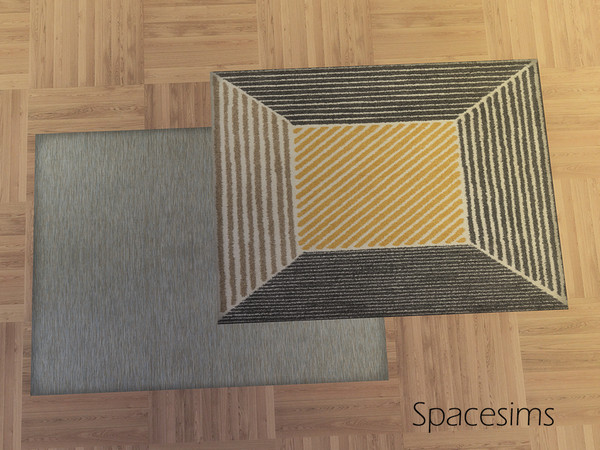 Sims 4 — Citrine dining room - Rug by spacesims — Bring the decor of your home together with the perfect touch of style