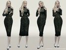 Sims 4 — [FC] LOOKBOOK V.15 POSES In-Game by FlowerChamber — Elegant 12 poses that compatible with Andrew Poses Player.