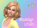 Sims 4 — Madalyn Lewis by Anayray182 — Madalyn has the cheerful trait and the Artistic Prodigy aspiration I hope you all