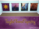 Sims 4 — Tangled Tapestry by PogoNR — Do you love Tangled? Show off your love with a Tangled Tapestry for your walls!