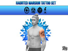 Sims 4 — Disney's The Haunted Mansion Tattoo Set by ryanfrisone2 — We have 999 happy haunts here, but there's room for