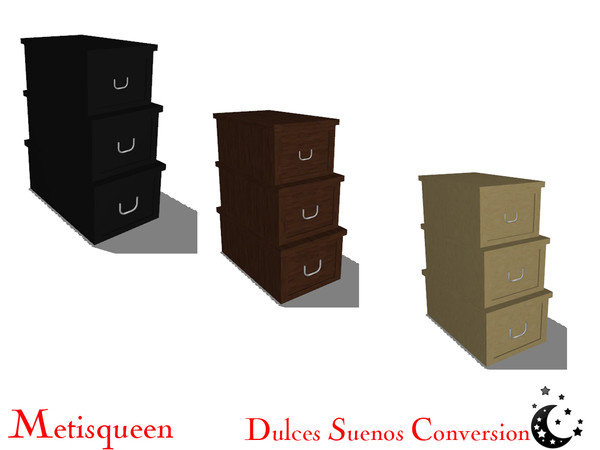 Sims 4 — Metisqueen Dulces Suenos Storage Boxes by metisqueen2 — Storage boxes in 3 variations to compliment Dulces