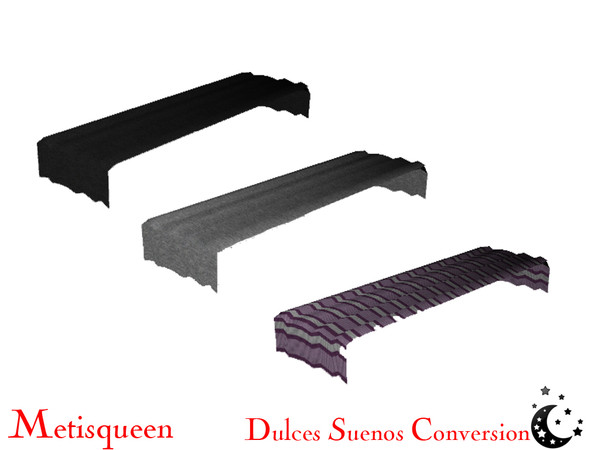 Sims 4 — Metisqueen Dulces Suenos Throw by metisqueen2 — Fabric throw in 3 variations for canopy bed to compliment Dulces