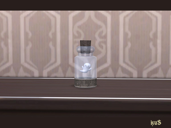 Sims 4 — Wings Ghost in a Jar by soloriya — Little cute ghost in a jar. 1 color variation. Part of Wings set. Category: