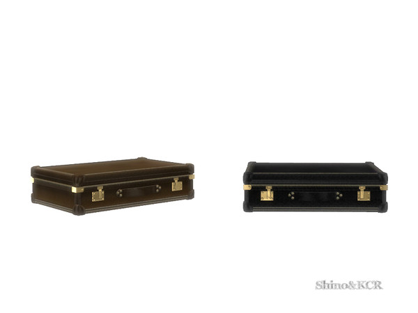 Sims 4 — Bedroom CliveC Deco - Suitcase small by ShinoKCR — Sample of Decoobjects for the Closet find it in Clutter