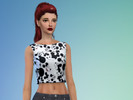 Sims 4 — Mickey Mouse Crop Top - Perfect Patio needed by PoisonedCookie — First ever recolour I've made, really want to