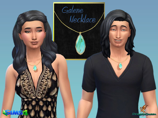 Sims 4 — Galene Necklaces - Cool Kitchen needed by DragonQueen — Named for the spirit of the sea it evokes, a stunning