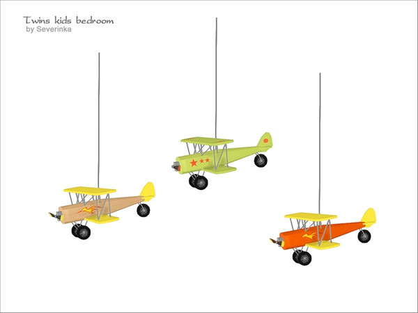 Sims 4 — [Twins kidsroom] - airplane ceiling decor v01 by Severinka_ — Airplane ceiling decor v01 From the set of 'Twins