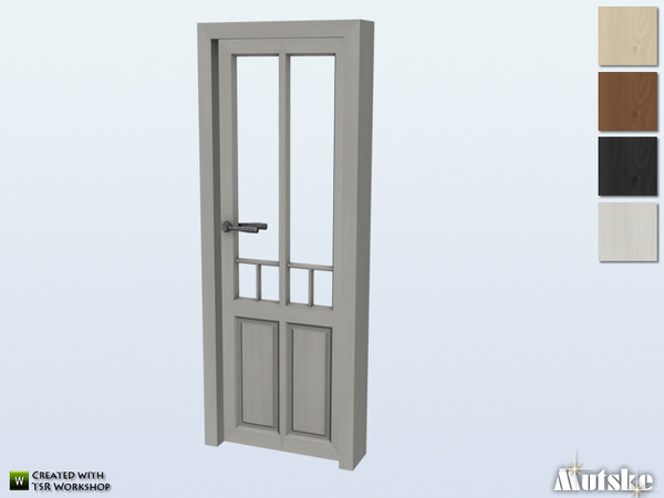 Sims 4 — Alda Door no top Single 2x1 by Mutske — This door is part of the Alda Constructionset. Made by Mutske. 