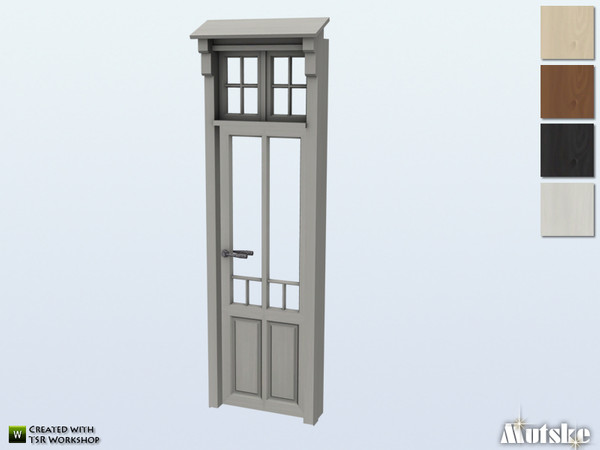 Sims 4 — Alda Door Out Single 2x1 by Mutske — This door is part of the Alda Constructionset. Made by Mutske. 