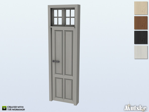 Sims 4 — Alda Privatdoor 1x1 by Mutske — This door is part of the Alda Constructionset. Made by Mutske. 