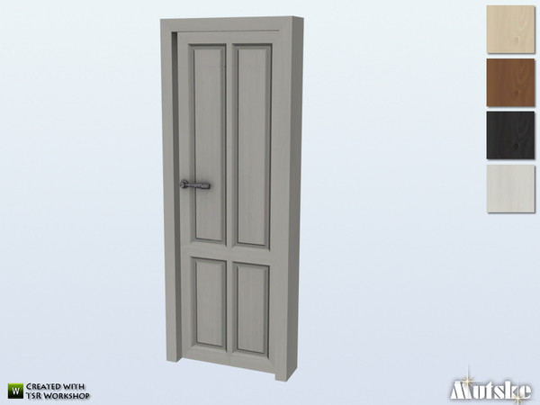 Sims 4 — Alda Privatdoor no top Single 2x1 by Mutske — This door is part of the Alda Constructionset. Made by Mutske. 