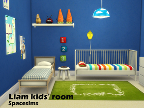 Sims 4 — Liam kids' room by spacesims — This is a room for your Sims' little ones. This playful area is a dream come true