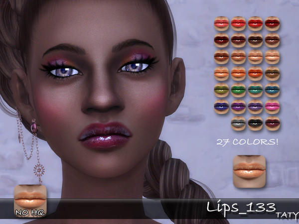 Sims 4 — [Ts4]Taty_Lips_133 by tatygagg — - Female - Human, Alien - Teen to Elder - Hq Compatible