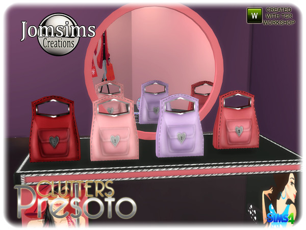 Sims 4 — presoto hand bag deco 1 by jomsims — presoto hand bag deco 1