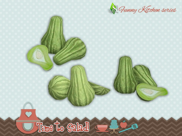 Sims 4 — Funny kitchen - Time to salad - chayote by SIMcredible! — You've requested, we brought it back ^^ by