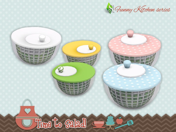 Sims 4 — Funny kitchen - Time to salad - spinner by SIMcredible! — You've requested, we brought it back ^^ by