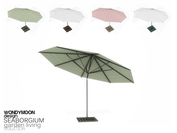 Sims 4 — Seaborgium Umbrella by wondymoon — - Seaborgium Garden Living - Umbrella - Wondymoon|TSR - Creations'2016