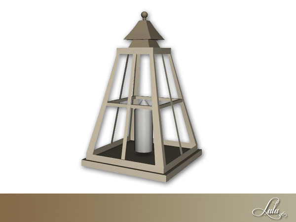 Sims 4 — Birch Lane Bedroom Floor Candle Decor by Lulu265 — Part of the Birch lane Bedroom Set