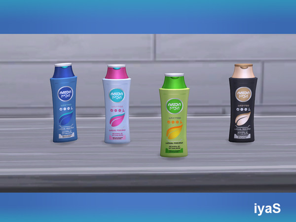Sims 4 — SIVEA Shampoo by soloriya — Shampoo for all hair types. Part of Sivea Bath Supplies. 4 color variations.