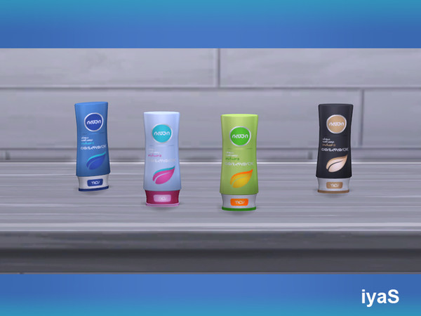 Sims 4 — SIVEA Conditioner by soloriya — Conditioner for hair. Part of Sivea Bath Supplies. 4 color variations. Category: