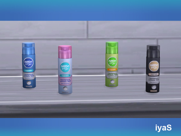 Sims 4 — SIVEA Shaving Foam by soloriya — Shaving foam for your men. Part of Sivea Bath Supplies. 4 color variations.