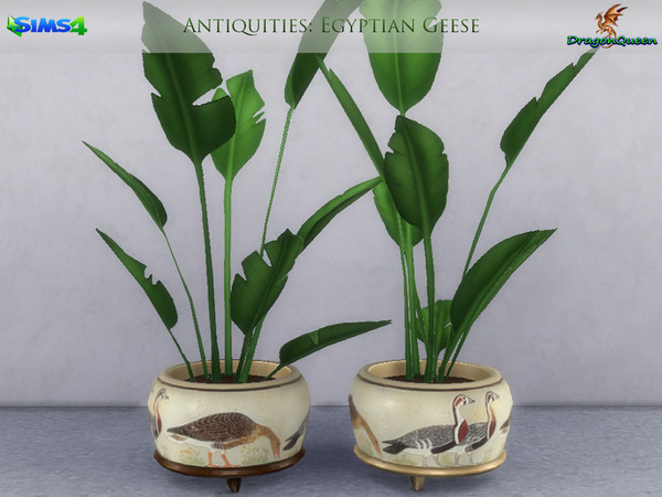 Sims 4 — Antiquities: Egyptian Geese by DragonQueen — Beautiful artifacts from antiquity become stylish decor for your