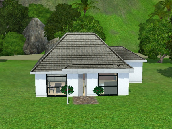 Sims 3 — Modern Starter by fancysims_22 — Cute little modern starter home for a single sim or married couple! 1 bed 1
