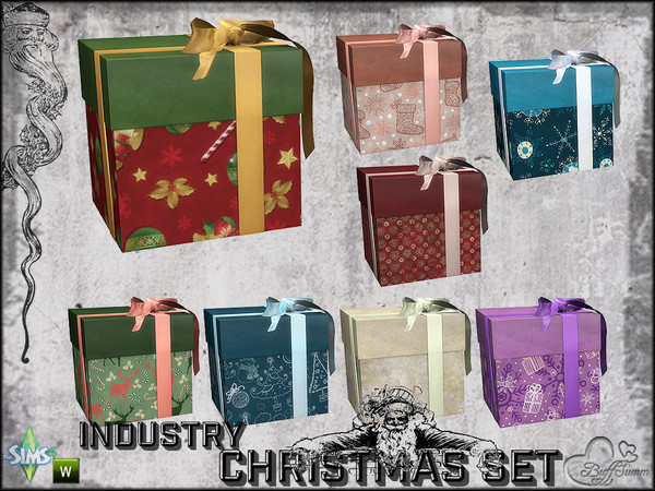 Sims 4 — X-Mas Industry Present v1 by BuffSumm — Part of the *Industry Series*