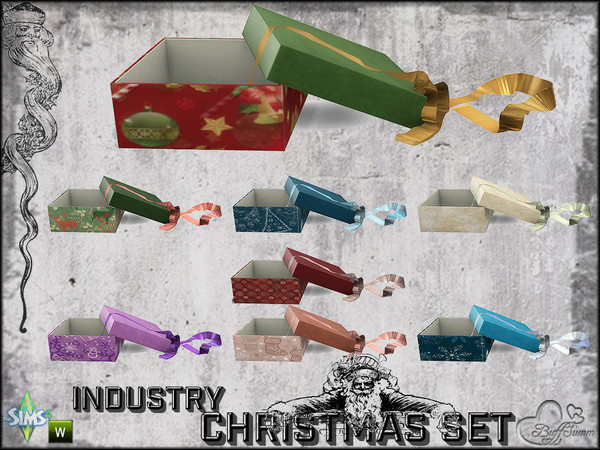Sims 4 — X-Mas Industry Present v2 by BuffSumm — Part of the *Industry Series*