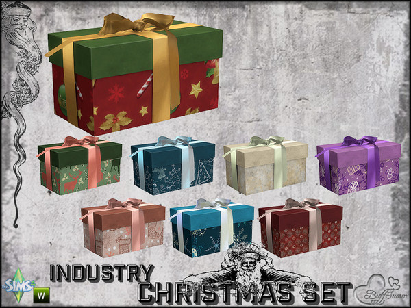 Sims 4 — X-Mas Industry Present v3 by BuffSumm — Part of the *Industry Series*