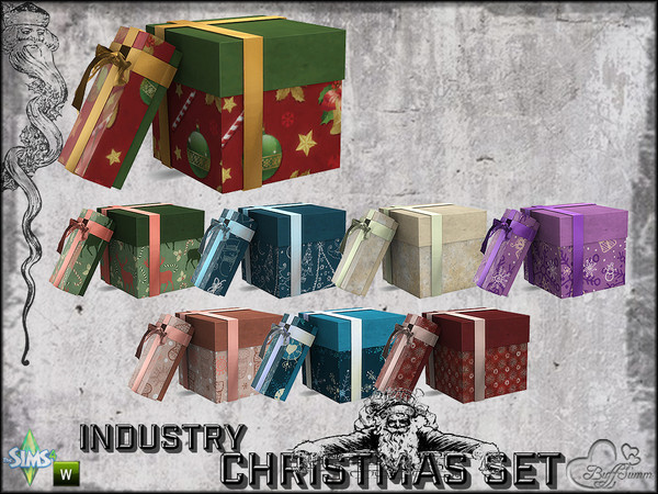 Sims 4 — X-Mas Industry Present v4 by BuffSumm — Part of the *Industry Series*