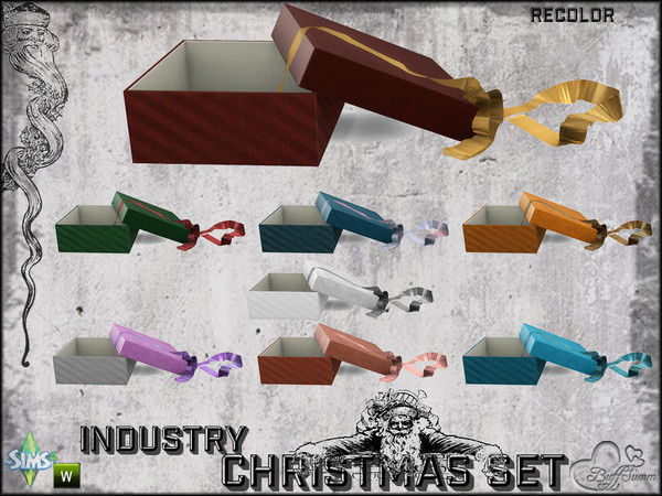 Sims 4 — X-Mas Industry Present v2 Recolor  by BuffSumm — Part of the *Industry Series*