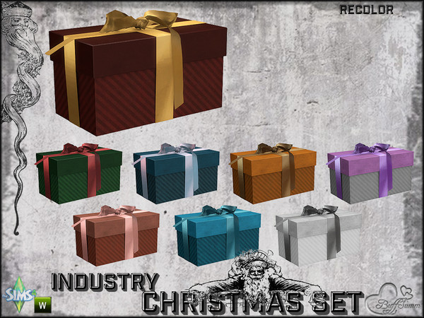 Sims 4 — X-Mas Industry Present v3 Recolor by BuffSumm — Part of the *Industry Series*