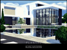 Sims 4 — Aura Modern (No CC) by Plantyl — Built in Willow Creek at the Oakenstead which is a 50x50 lot. Value: 445,854 It