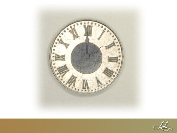Sims 4 — Watson Dining Clock by Lulu265 — Part of the Watson Dining Set 