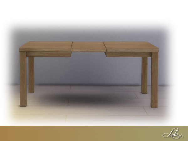 Sims 4 — Watson Dining Table by Lulu265 — Part of the Watson Dining Set 3 Colour Options included 